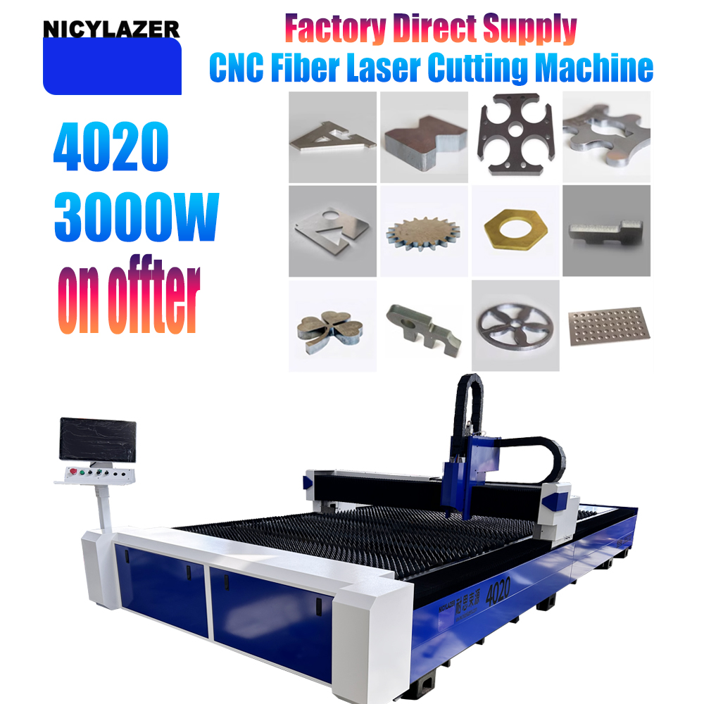 Industrial Laser Cutter For Metal - Mesin Pemotong Laser Fiber NICYLAZER CNC