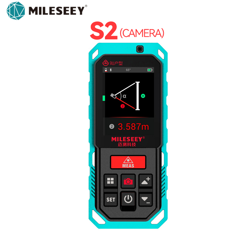 Industrial Laser Rangefinder - Mileseey S2 Kamera Pengukur Jarak Laser