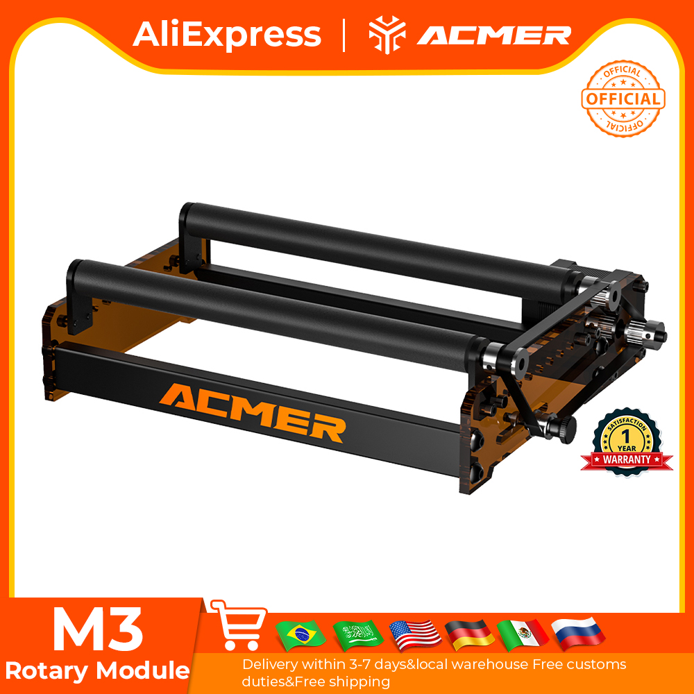 Industrial Laser Cutting - Rol Putar Laser ACMER M3 360