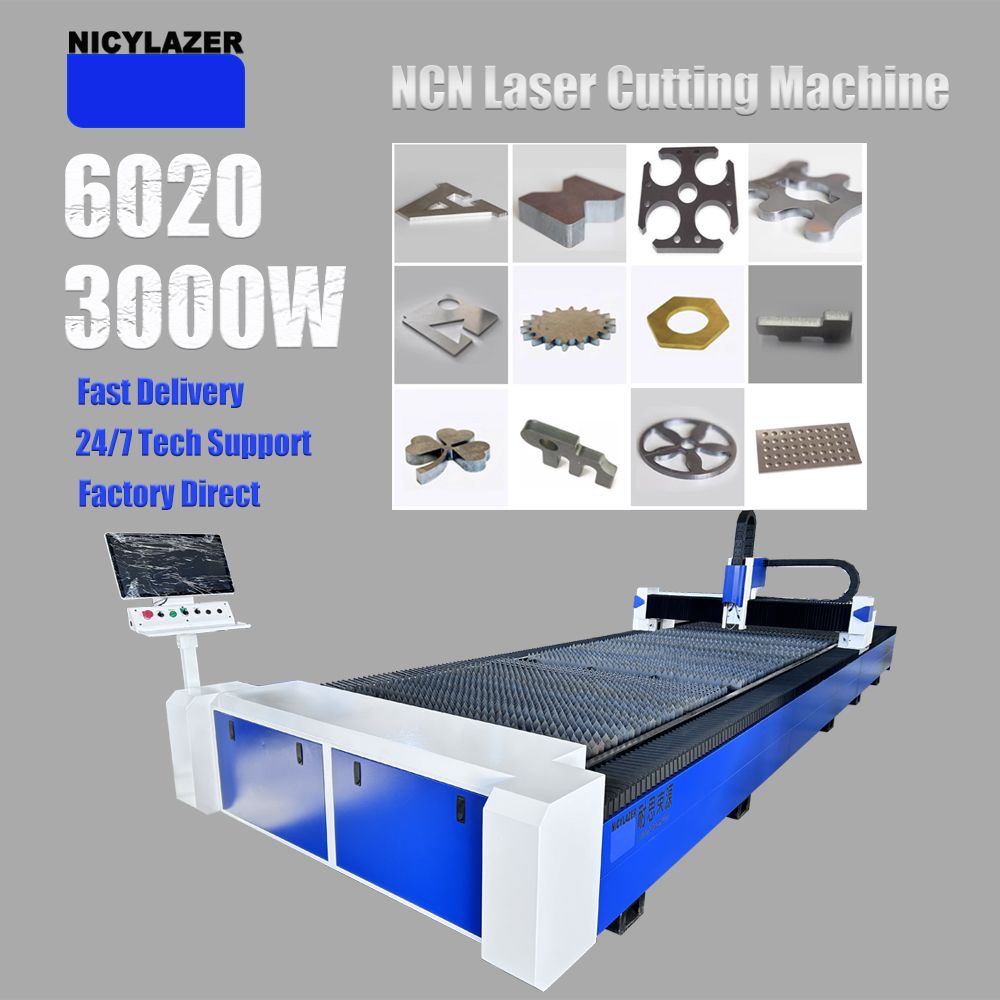Industrial Laser Cutter For Metal - Mesin Pemotong Laser Fiber CNC 3000W
