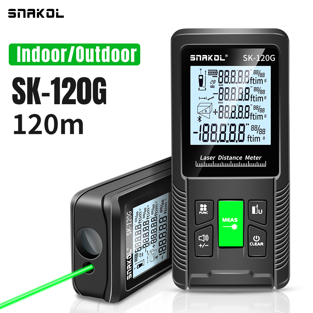 Industrial Laser Rangefinder - SNAKOL 3-in-1 Pengukur Jarak Laser Presisi