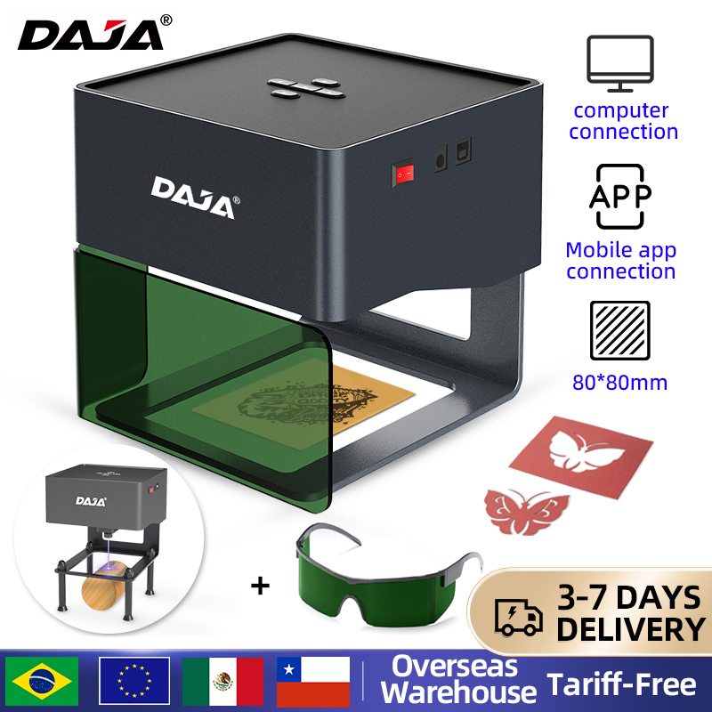 Industrial Laser Cutting - DAJA DJ6 pengukir Laser portabel Mini