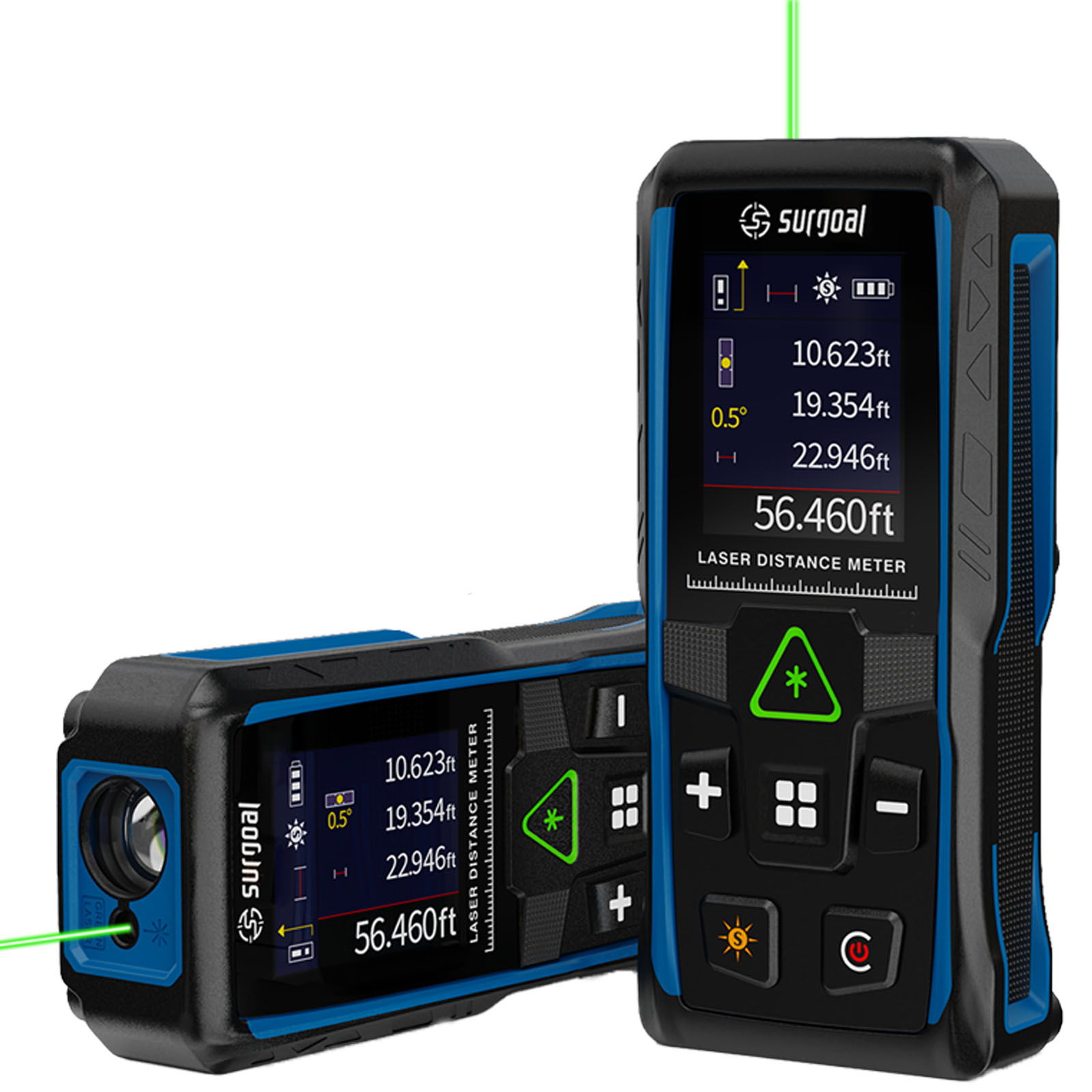 Pengukur Jarak Laser Hijau 100 - Industrial Laser Tape Measure ulasan dan harga