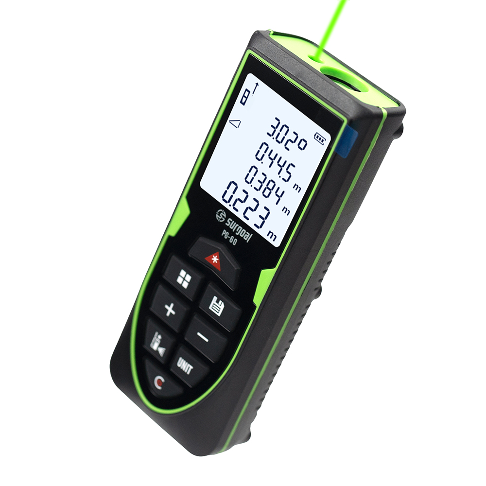 Pengukur Jarak Laser Hijau 120 - Industrial Laser Tape Measure ulasan dan harga