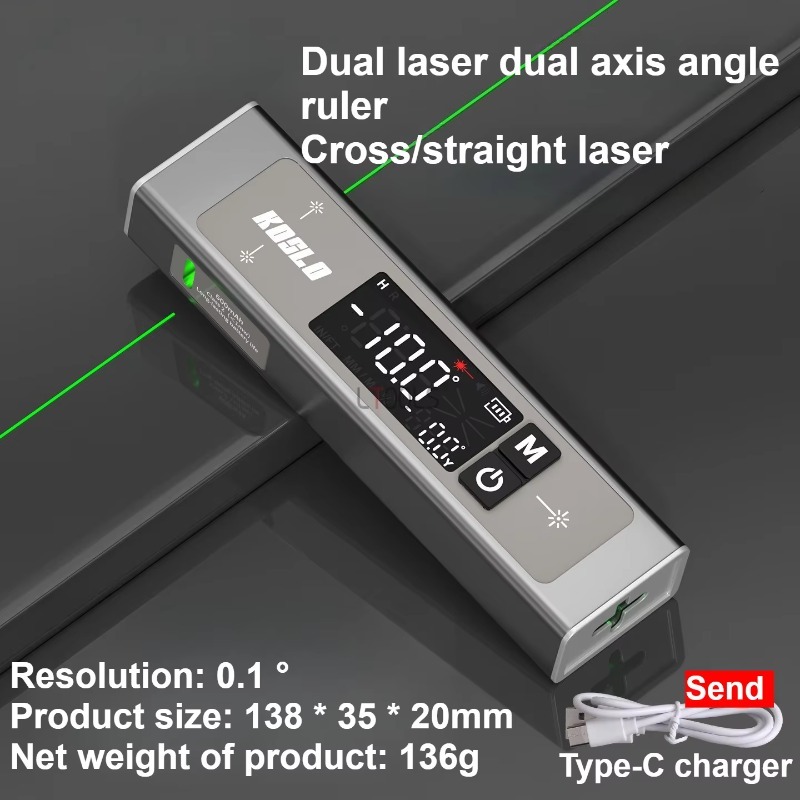 Inclinometer Digital Laser Gan - Industrial Laser Alignment ulasan dan harga