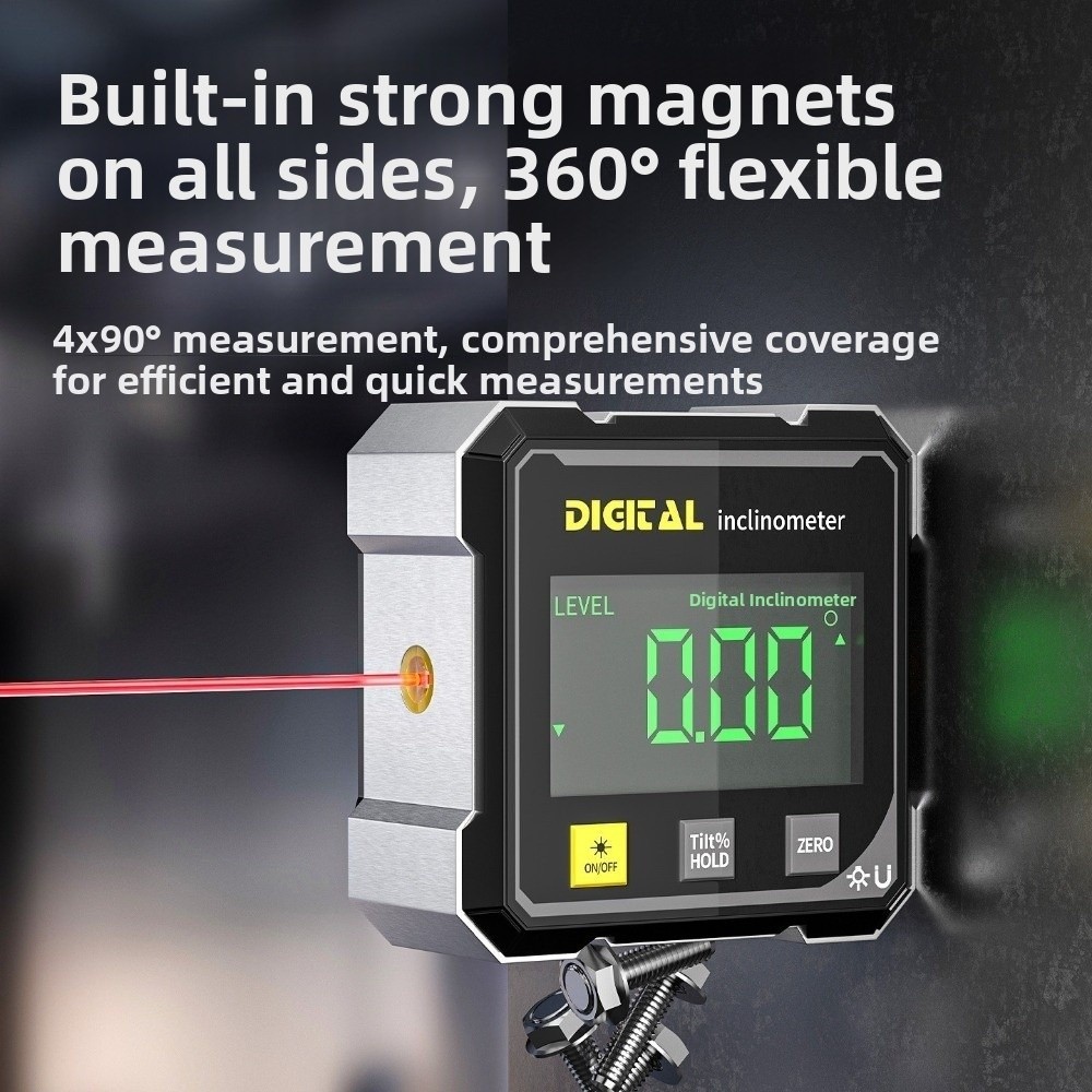 Pengukur Sudut Tampilan Empat  - Industrial Laser Alignment ulasan dan harga