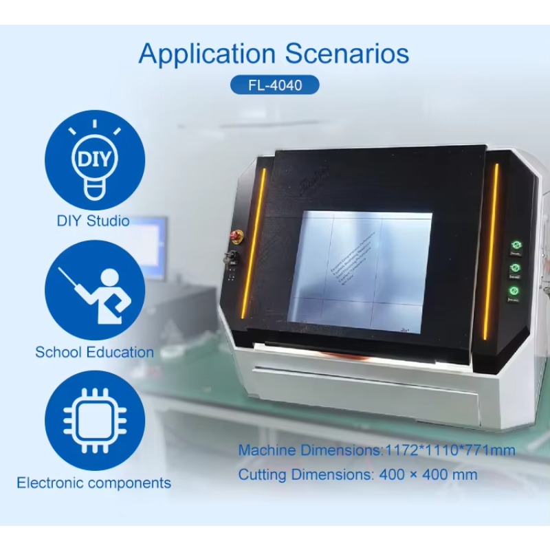 Mesin Pemotong Laser Serat CNC - Industrial Laser Cutter For Metal ulasan dan harga