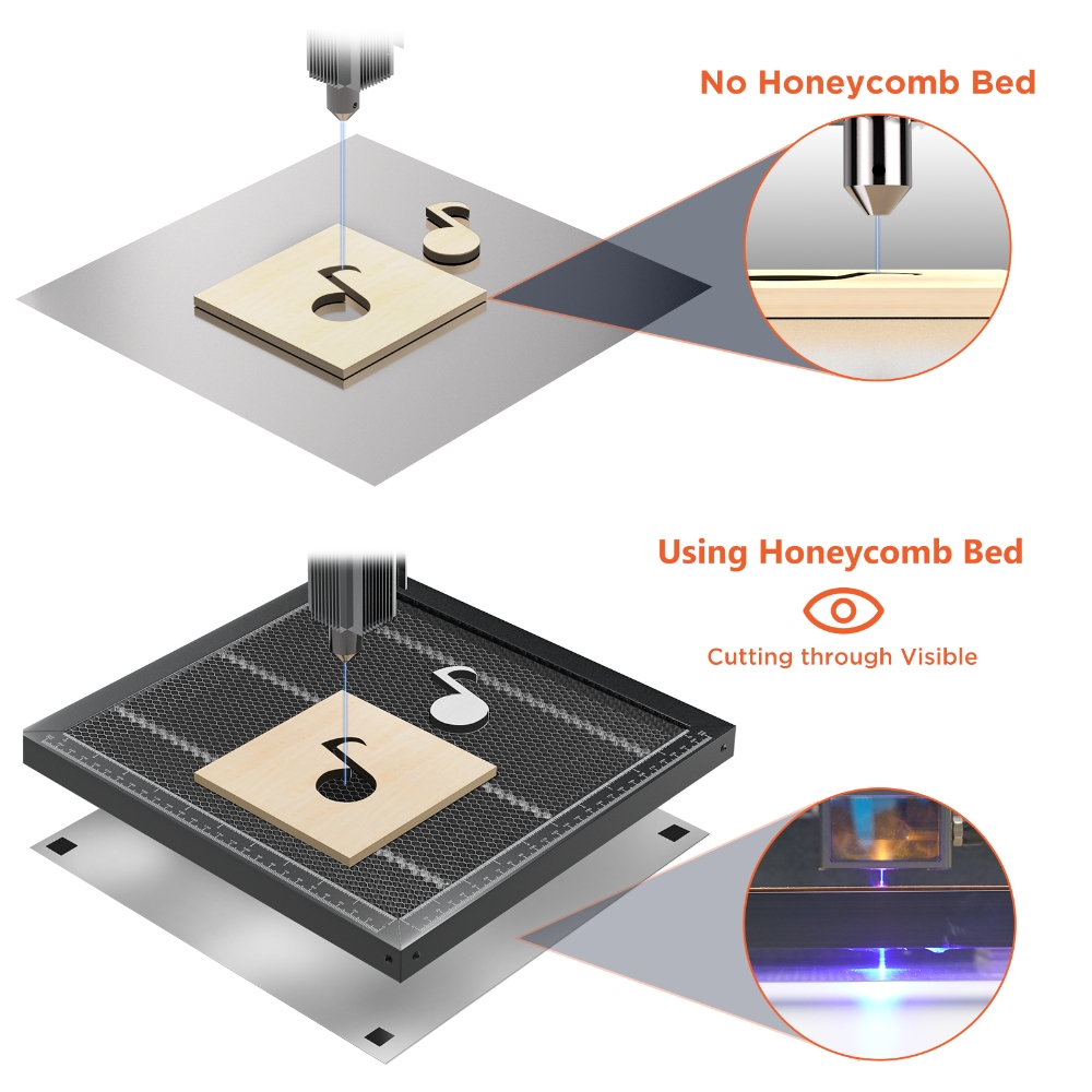 ACMER Meja Kerja Universal Tem - Industrial Laser Cutting ulasan dan harga