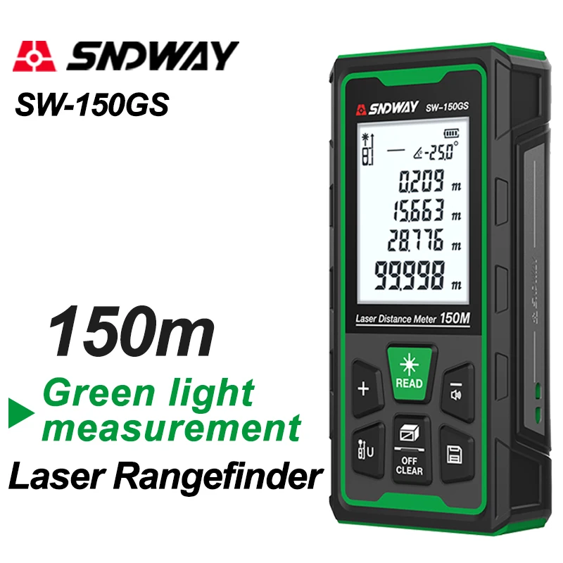 Pengukur Jarak Laser Hijau Dig - Industrial Laser Rangefinder ulasan dan harga
