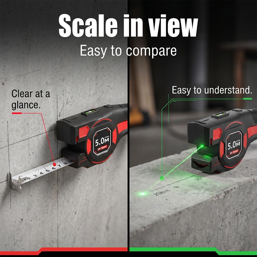 Alat Ukur Jarak Laser 2 in 1 d - Industrial Laser Rangefinder ulasan dan harga