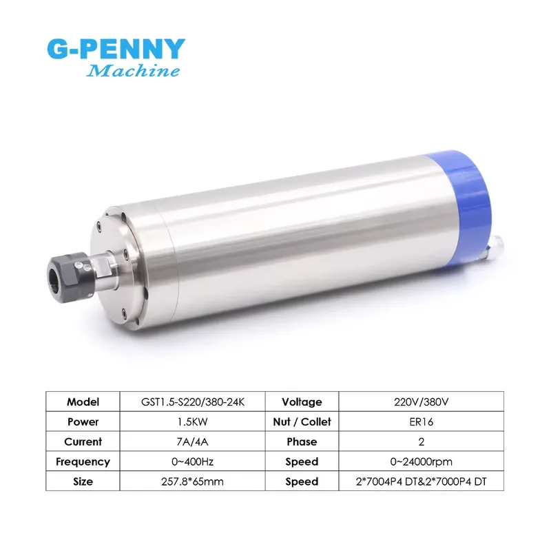 Kustomisasi G-PENNY 110v/220v  - Cnc Spindle Motor ulasan dan harga