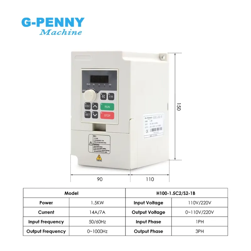 Kustomisasi G-PENNY 110v/220v  - Cnc Spindle Motor ulasan dan harga