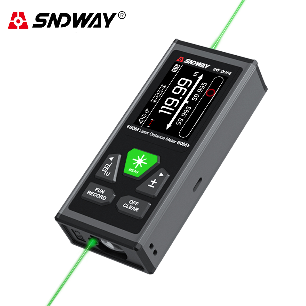SNDWAY Laser ganda pengukur ja - Industrial Laser Tape Measure ulasan dan harga