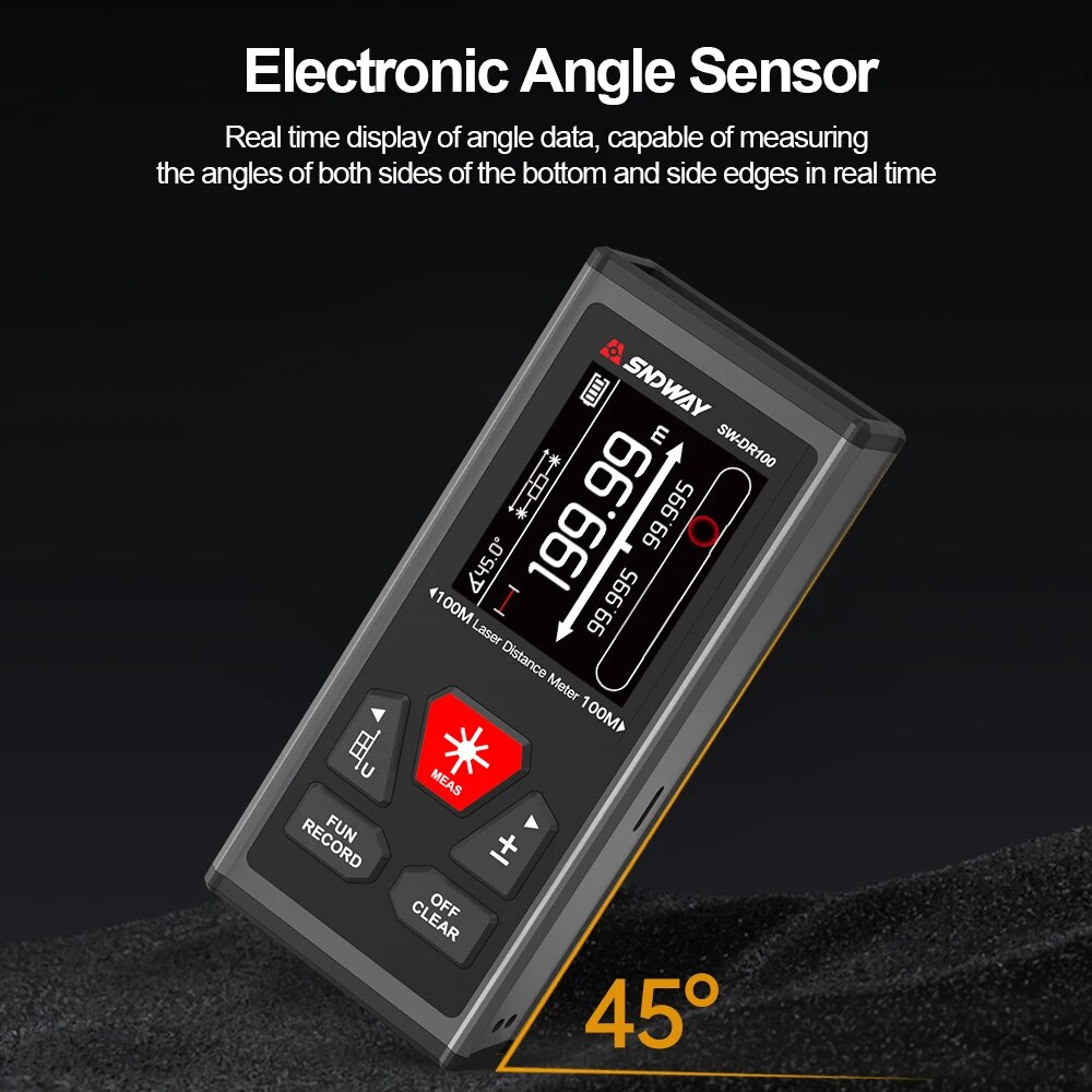 SNDWAY Laser ganda pengukur ja - Industrial Laser Tape Measure ulasan dan harga