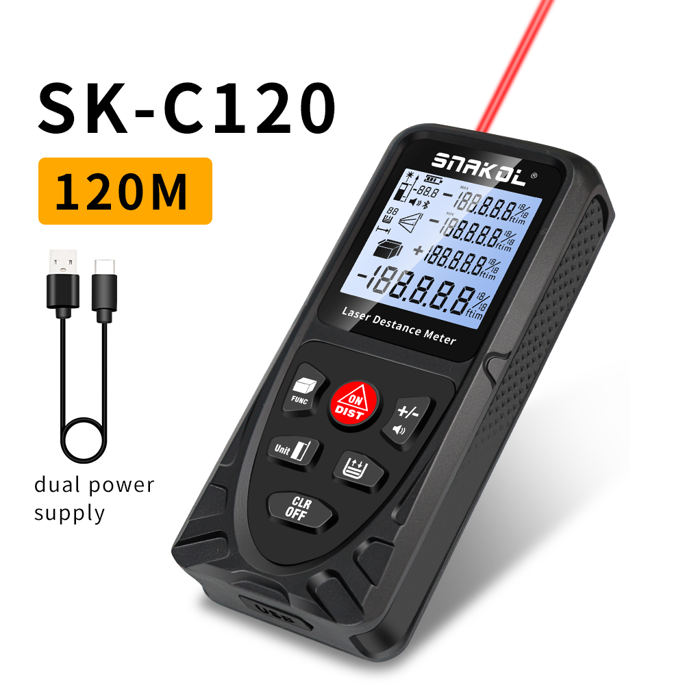 SNAKOL 3-in-1 Pengukur Jarak L - Industrial Laser Rangefinder ulasan dan harga