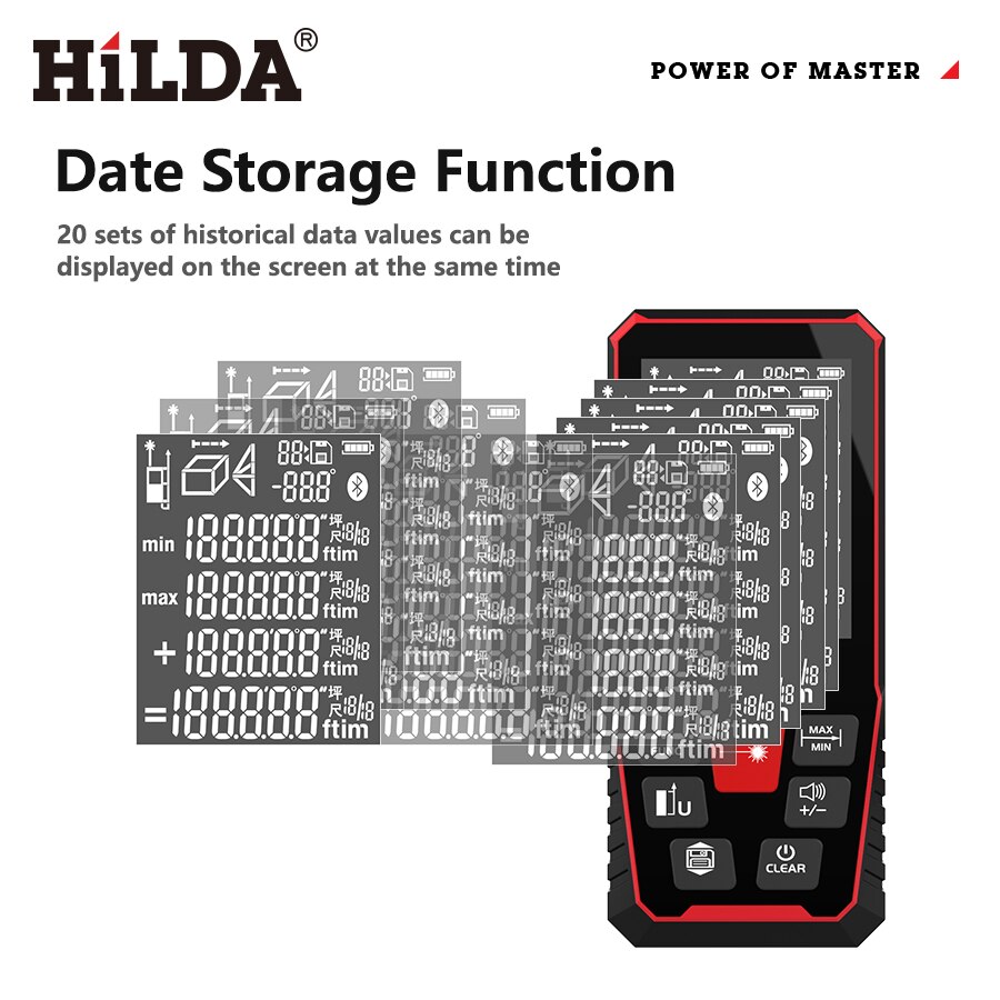HILDA Pengukur Jarak Laser 40/ - Industrial Laser Rangefinder ulasan dan harga