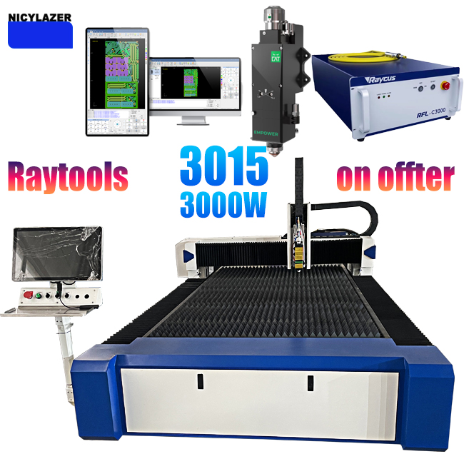 Mesin Pemotong Laser Serat 300 - Industrial Laser Cutter For Metal ulasan dan harga